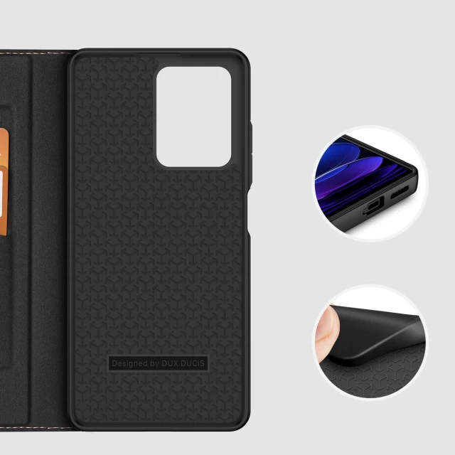 Чехол-книжка Dux Ducis Skin X2 для Xiaomi Redmi Note 12 Black (6934913029978)