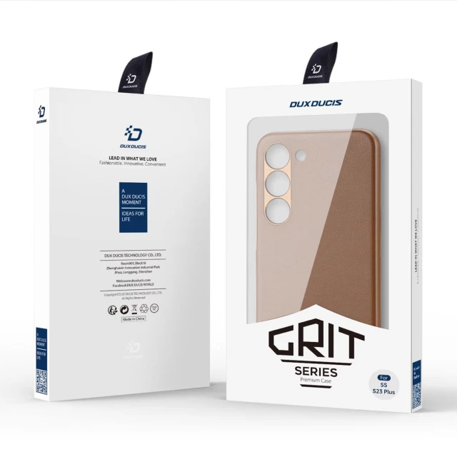 Чехол Dux Ducis Grit для Samsung Galaxy S23 Plus Brown (6934913030370)