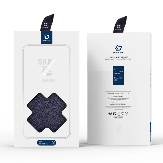 Чохол-книжка Dux Ducis Skin X2 для Samsung Galaxy A34 5G Blue (6934913030431)