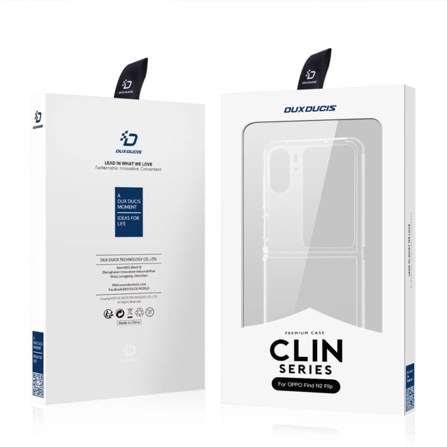 Чохол Dux Ducis Clin Armor Case для Oppo Find N2 Clear (6934913030790)