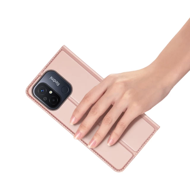 Чехол-книжка Dux Ducis Skin Pro для Xiaomi Redmi 11A | 12C | Poco C55 Pink (6934913030868)