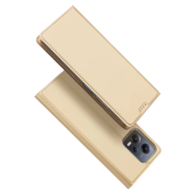 Чехол-книжка Dux Ducis Skin Pro для Xiaomi Redmi Note 12 Pro | Poco X5 Pro 5G Gold (6934913030974)