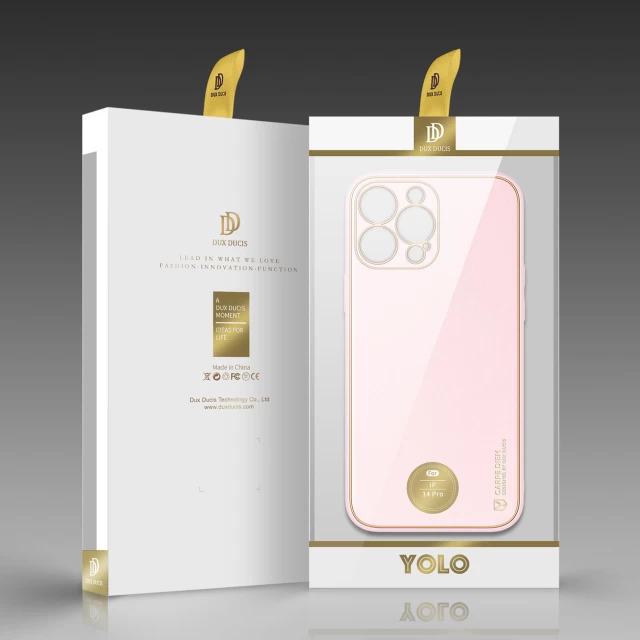 Чохол Dux Ducis Yolo для iPhone 14 Pro Pink (6934913032060)