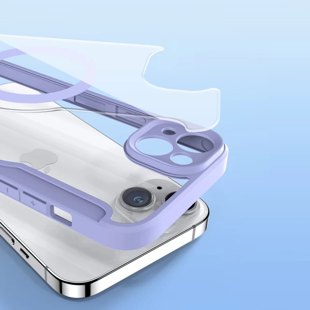 Чохол Dux Ducis Skin X Pro Flip Cover для iPhone 14 Plus Purple with MagSafe (6934913033616)
