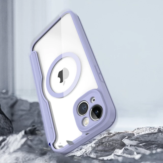 Чохол Dux Ducis Skin X Pro Flip Cover для iPhone 14 Plus Purple with MagSafe (6934913033616)