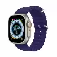 Ремінець Dux Ducis Ocean Wave Series для Apple Watch 49 | 45 | 44 | 42 mm Navy Blue (6934913033937)