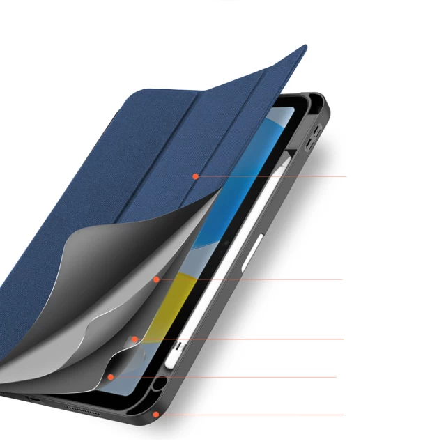 Чехол Dux Ducis Domo Case для iPad 10.9 2022 Blue (6934913034149)