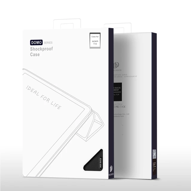 Чехол Dux Ducis Domo Smart Cover with Stand для Nokia T10 Black (6934913034279)