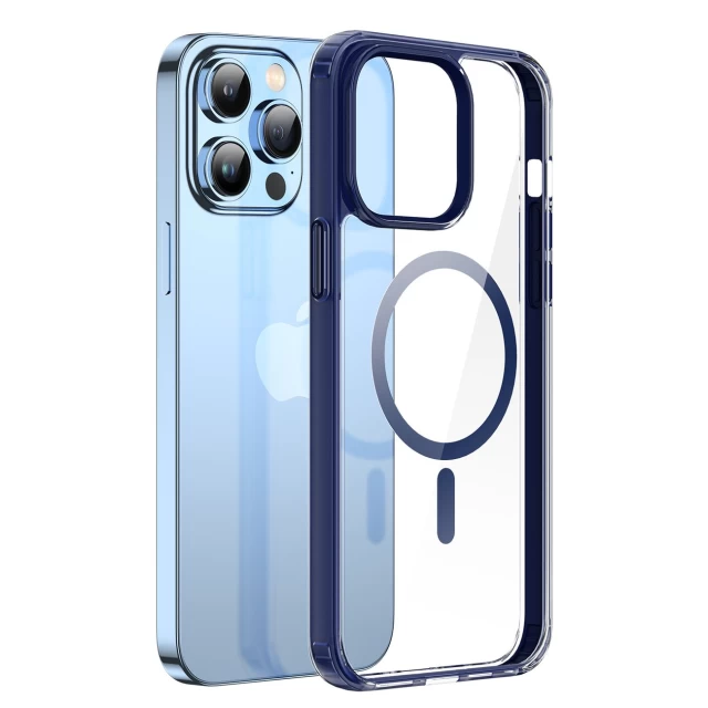 Чехол Dux Ducis Clin 2 Magnetic Case для iPhone 14 Pro Blue with MagSafe (6934913034415)