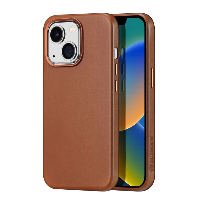 Чохол Dux Ducis Naples Case для iPhone 14 Brown with MagSafe (6934913034644)
