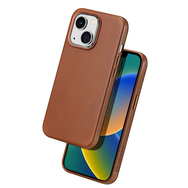 Чохол Dux Ducis Naples Case для iPhone 14 Brown with MagSafe (6934913034644)