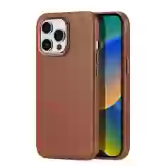 Чохол Dux Ducis Naples Case для iPhone 14 Pro Brown with MagSafe (6934913034705)