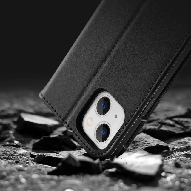 Чехол Dux Ducis Hivo Leather Flip Wallet для iPhone 14 Black (6934913034965)