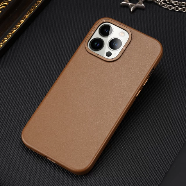 Чехол Dux Ducis Grit для iPhone 14 Pro Max Brown with MagSafe (6934913035016)