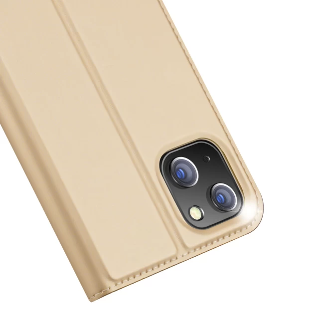Чохол-книжка Dux Ducis Skin Pro Holster Case Flip Cover для iPhone 14 Plus Gold (6934913035108)