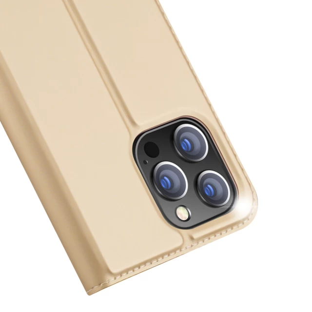 Чохол-книжка Dux Ducis Skin Pro Holster Case Flip Cover для iPhone 14 Pro Max Gold (6934913035184)