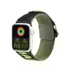 Ремінець Dux Ducis Outdoor Version для Apple Watch 49 | 45 | 44 | 42 mm Black Green (6934913035368)
