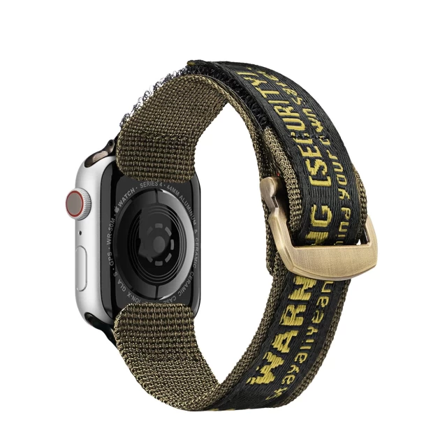 Ремінець Dux Ducis Outdoor Version для Apple Watch 49 | 45 | 44 | 42 mm Yellow Green (6934913035375)