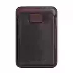 Магнітний гаманець Dux Ducis Magnetic Leather Wallet RFID Blocking для iPhone Black with MagSafe (6934913035481)