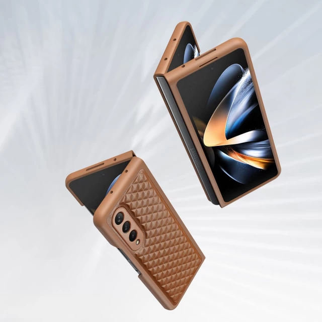 Чохол Dux Ducis Venice для Samsung Galaxy Fold4 (F936) Brown (6934913035634)
