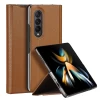 Чохол Dux Ducis Bril Case with Flip Wallet Stand для Samsung Galaxy Fold4 (F936) Brown (6934913035672)