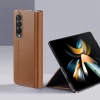 Чехол Dux Ducis Bril Case with Flip Wallet Stand для Samsung Galaxy Fold4 (F936) Brown (6934913035672)