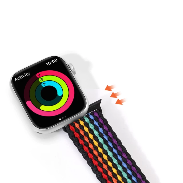 Ремешок Dux Ducis Mixture II Series для Apple Watch 41 | 40 | 38 mm Rainbow (6934913035733)