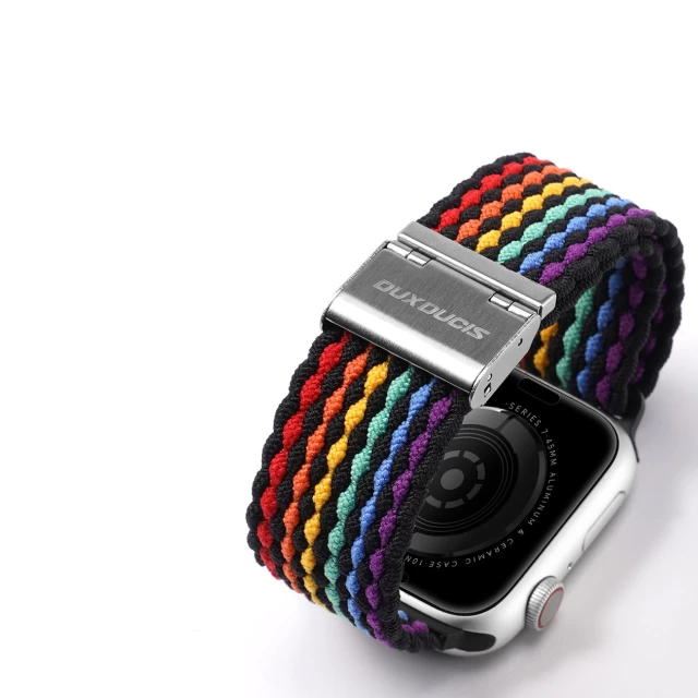 Ремінець Dux Ducis Mixture II Series для Apple Watch 49 | 45 | 44 | 42 mm Rainbow (6934913035801)