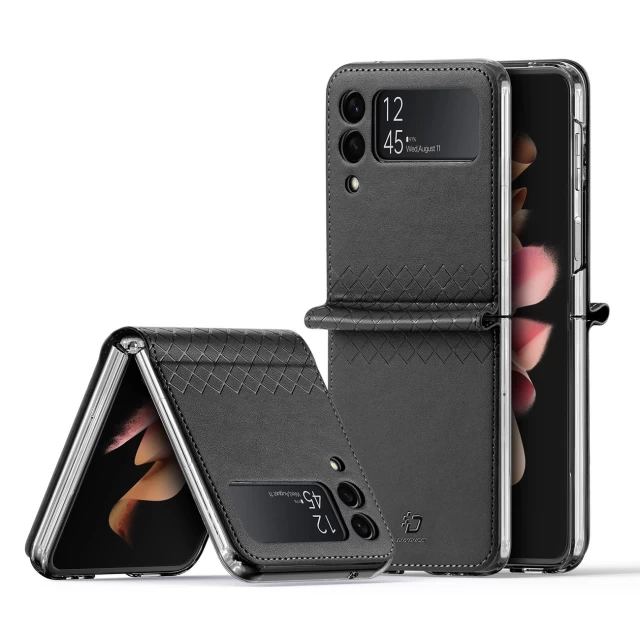 Чехол Dux Ducis Bril Case Ecological Leather для Samsung Galaxy Flip3 (F711) Black (6934913035832)