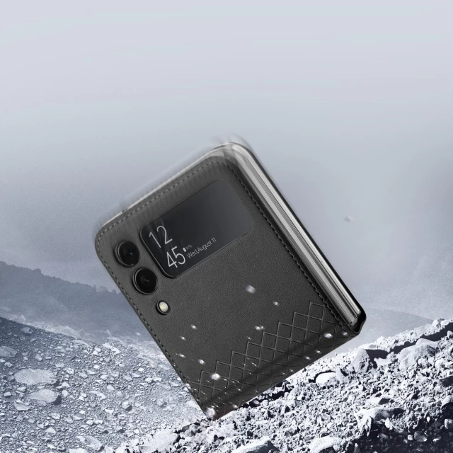 Чохол Dux Ducis Bril Case Ecological Leather для Samsung Galaxy Flip3 (F711) Black (6934913035832)