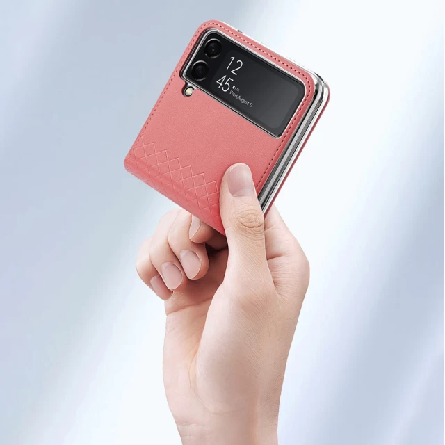 Чехол Dux Ducis Bril Case with Flip Wallet Stand для Samsung Galaxy Flip4 (F721) Brown (6934913035887)