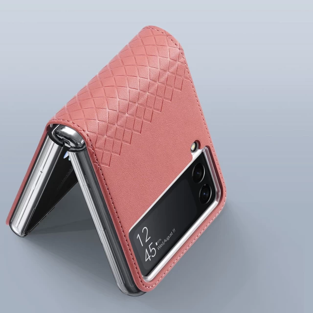 Чехол Dux Ducis Bril Case with Flip Wallet Stand для Samsung Galaxy Flip4 (F721) Brown (6934913035887)