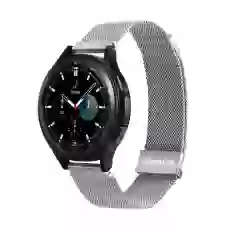 Ремінець Dux Ducis Magnetic Bracelet для Samsung Galaxy Watch | Huawei Watch | Honor Watch 20 mm Silver (Milanese Version) (6934913036297)
