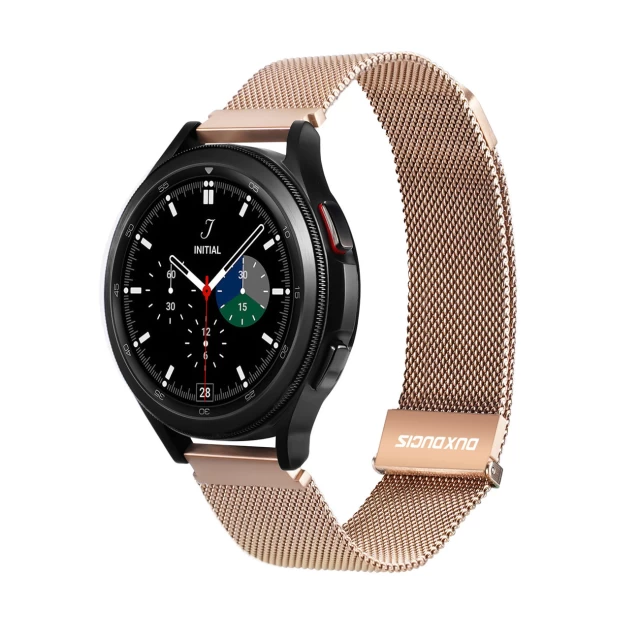 Ремешок Dux Ducis Magnetic Bracelet для Samsung Galaxy Watch | Huawei Watch | Honor Watch 20 mm Gold (Milanese Version) (6934913036303)