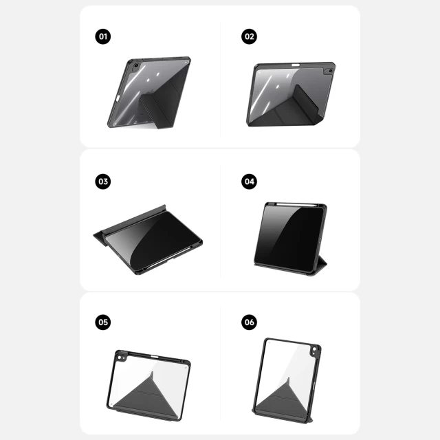 Чохол Dux Ducis Magi Case Smart Cover для iPad Air 5 |4 Black (6934913036709)
