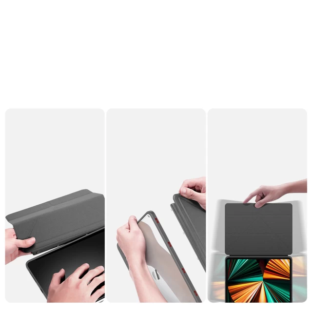 Чохол Dux Ducis Magi Case Smart Cover для iPad Pro 12.9 2021 | 2020 | 2018 Gray (6934913036778)
