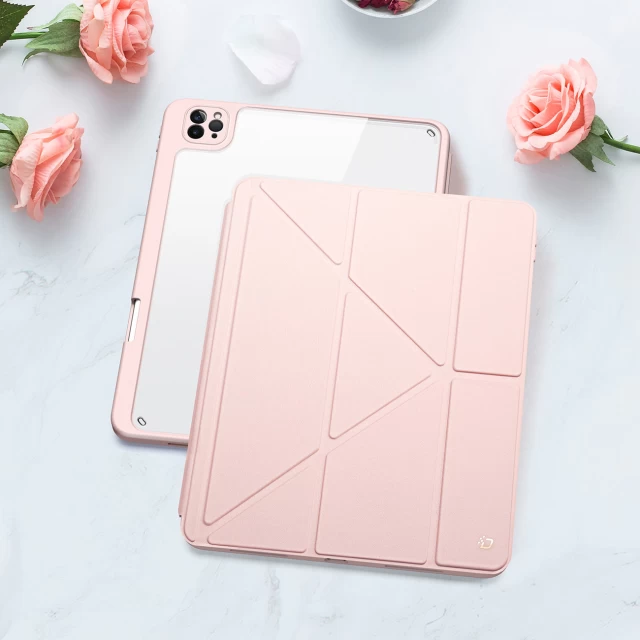 Чехол Dux Ducis Magi Case Smart Cover для iPad Pro 12.9 2021 | 2020 | 2018 Pink (6934913036785)