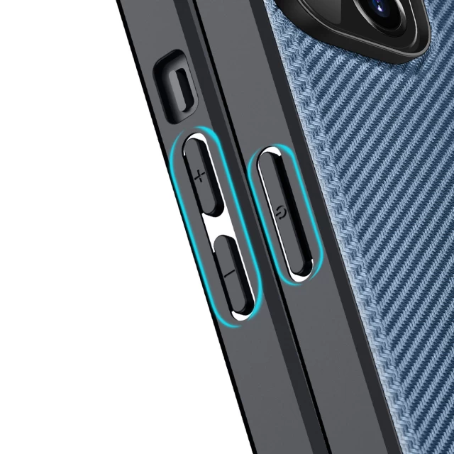 Чохол Dux Ducis Fino для iPhone 14 Plus Blue Nylon (6934913036839)