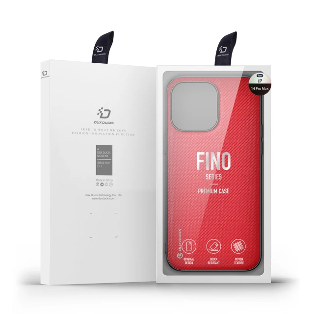 Чехол Dux Ducis Fino для iPhone 14 Pro Max Red (6934913036907)