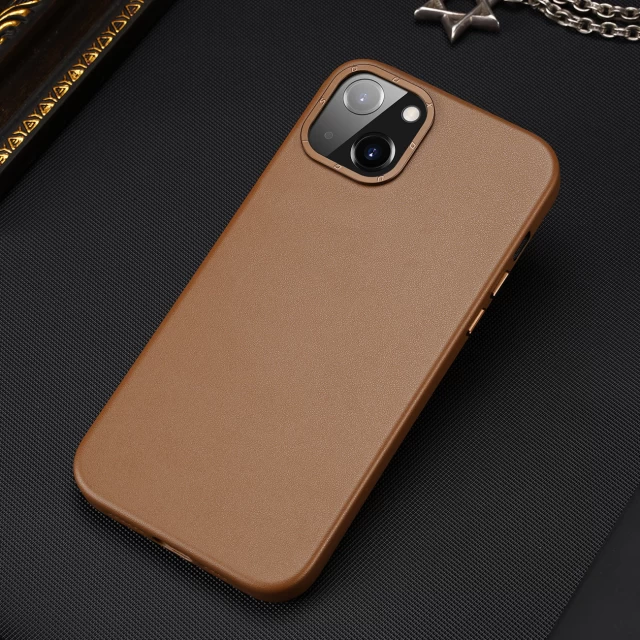 Чехол Dux Ducis Grit для iPhone 14 Plus Brown with MagSafe (6934913036952)
