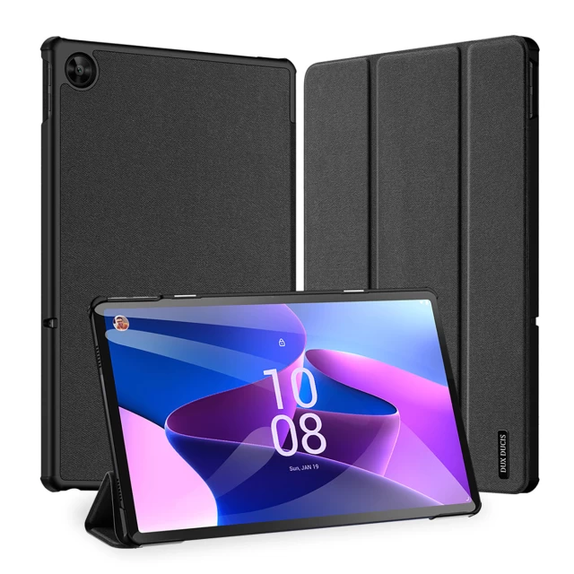 Чехол Dux Ducis Domo Folding Pouch Case with Smart Sleep Tablet Stand для Lenovo Tab M10 Plus Gen 3 Black (6934913037065)