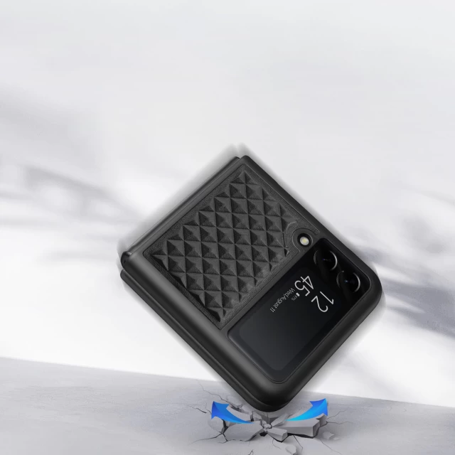 Чохол Dux Ducis Venice Leather Case для Samsung Galaxy Flip3 (F711) Black (6934913037379)
