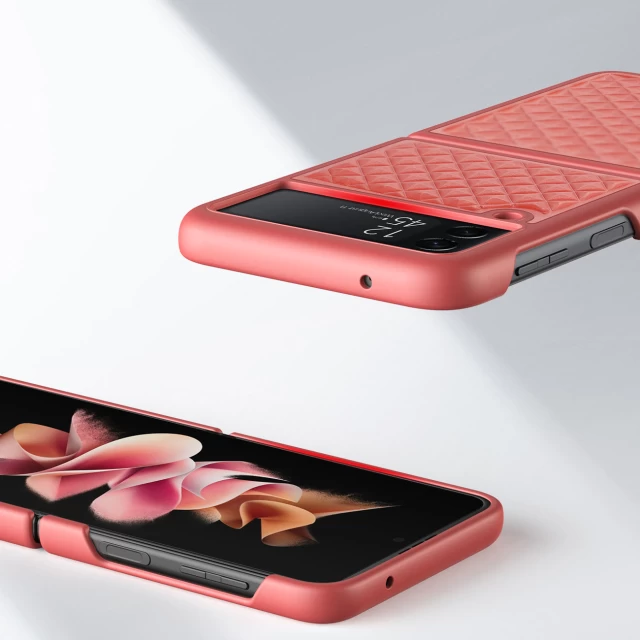 Чехол Dux Ducis Venice Leather Case для Samsung Galaxy Flip3 (F711) Red (6934913037409)
