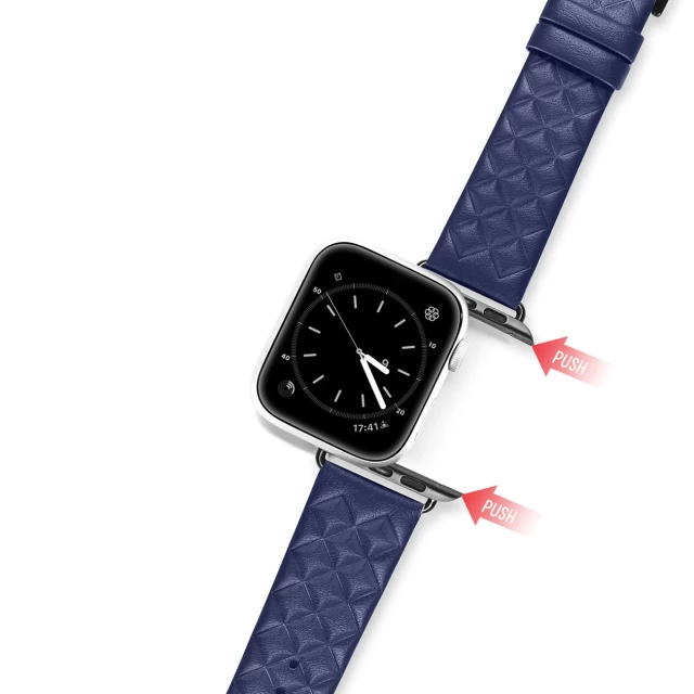 Ремешок Dux Ducis Enland Series для Apple Watch 49 | 45 | 44 | 42 mm Blue (6934913038031)