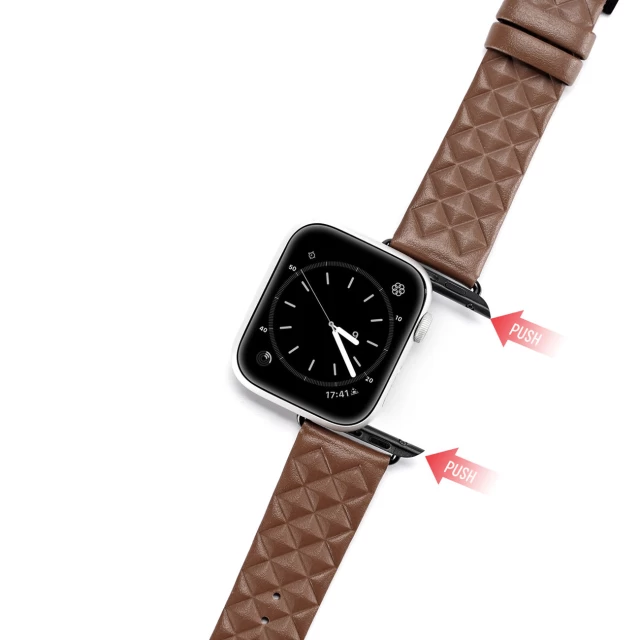 Ремешок Dux Ducis Enland Series для Apple Watch 49 | 45 | 44 | 42 mm Brown (6934913038048)