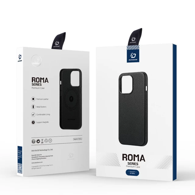 Чехол Dux Ducis Roma для iPhone 13 Pro Black (6934913038345)