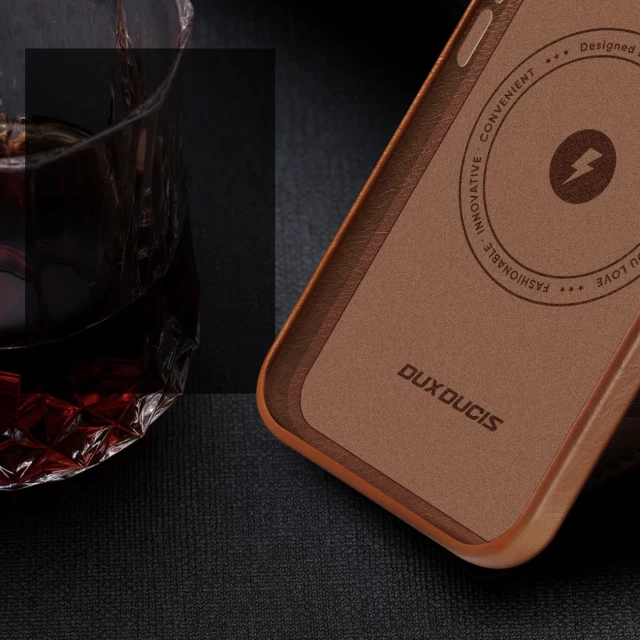 Чохол Dux Ducis Naples Case для iPhone 13 Pro Brown with MagSafe (6934913038604)