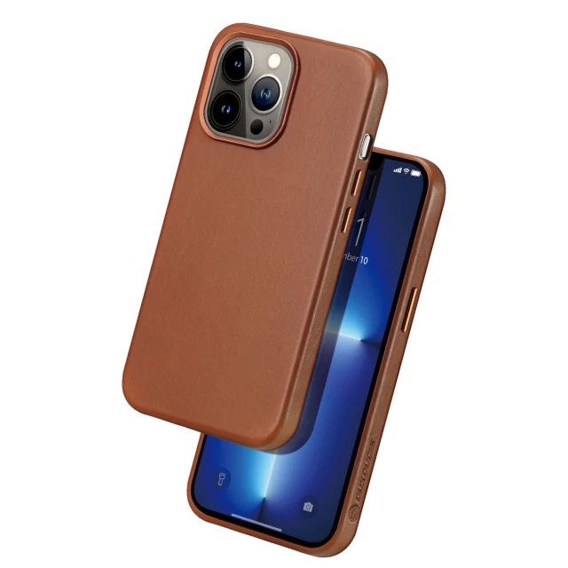 Чохол Dux Ducis Naples Case для iPhone 13 Pro Max Brown with MagSafe (6934913038642)