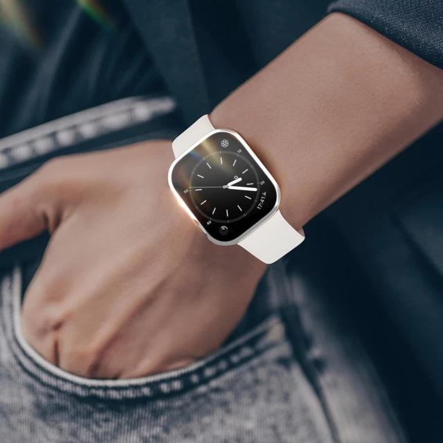 Чехол Dux Ducis Hamo Metallic Watch Cover для Apple Watch 6 | 5 | 4 | SE 40 mm Silver (6934913038673)
