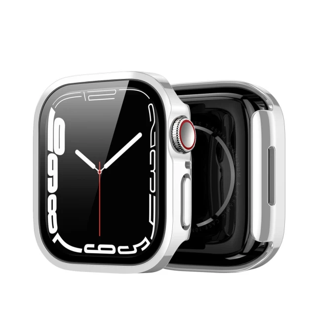 Чохол Dux Ducis Hamo Metallic Watch Cover для Apple Watch 7 41 mm Silver (6934913038734)